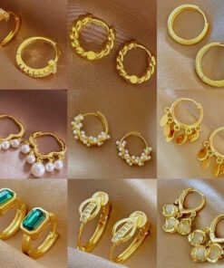 Earrings Gold Plated for Baby or Child! E1001