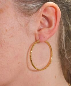 Gold Plated Hoop Earrings