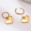 Gold Plated Heart Earrings