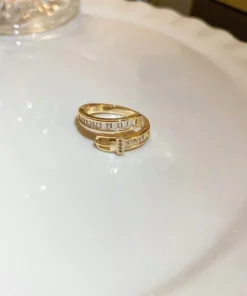 Open Gold Plated Ring