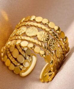 Vintage 18K Gold Plated Ring