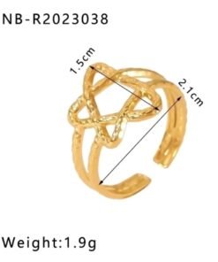 18K Gold Plated Ring